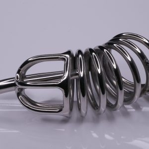 Cage de chasteté homme avec tige urétrale en acier inoxydable